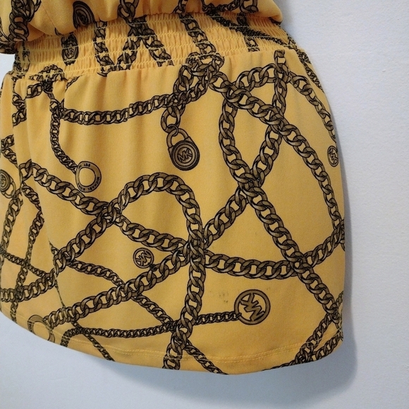 Michael Kors - Chain-Link Sleeveless Peplum Blouse - Picture 7 of 13